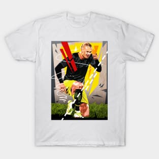 Erling Haaland in Black T-Shirt